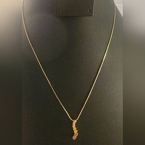 Korea Elegant Gold Tone Necklace with Pendant